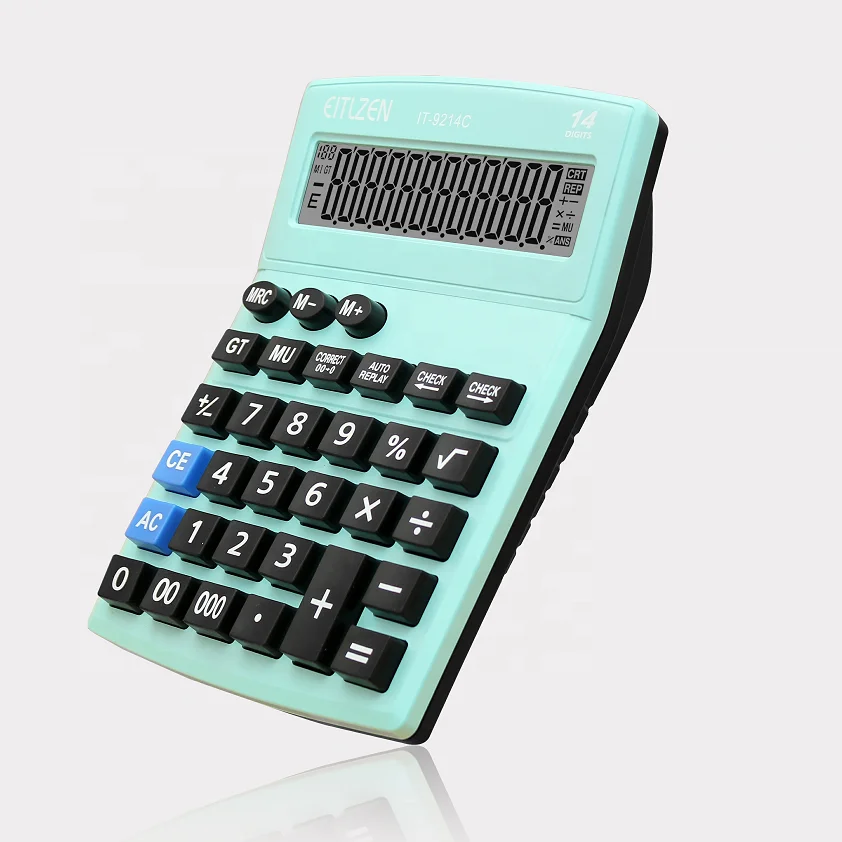 High quality 14 digits big display electronic calculator
