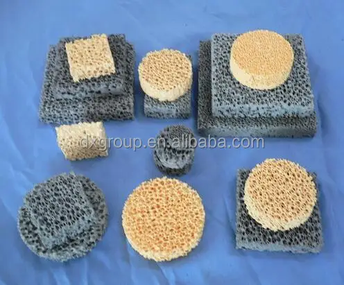 Silicon Carbide SIC Ceramic Foam filter for metal industry