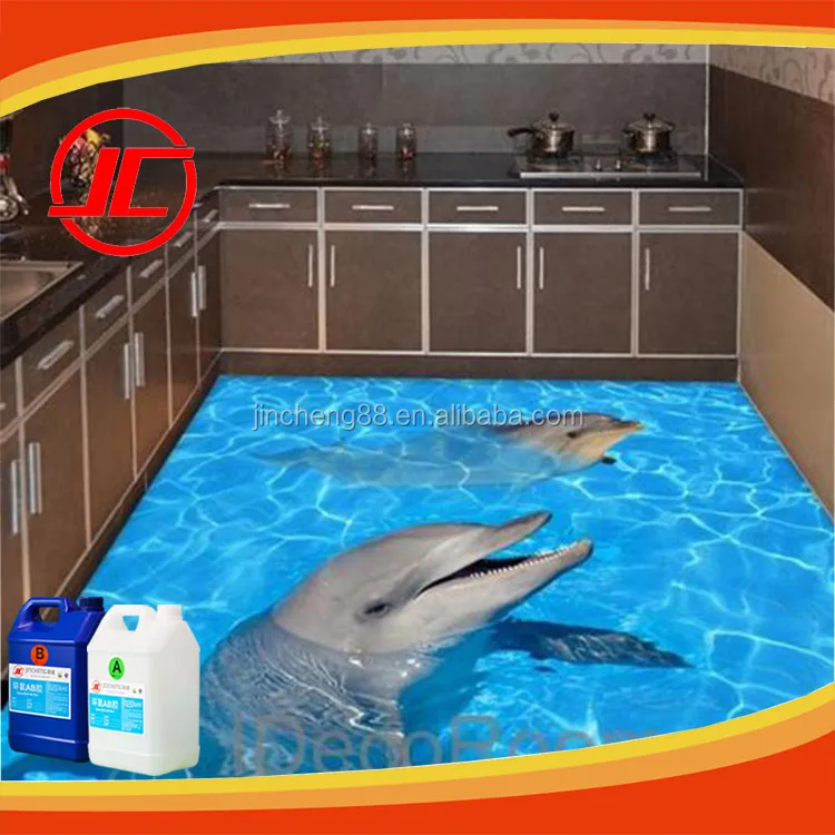 Liquid 3D Floor Painting and Coating