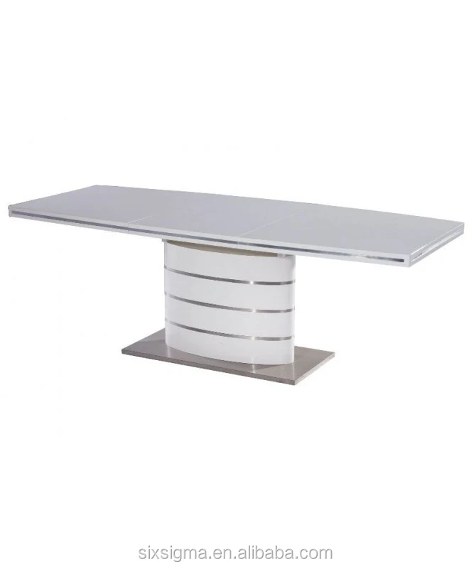 white high glossy dining sets