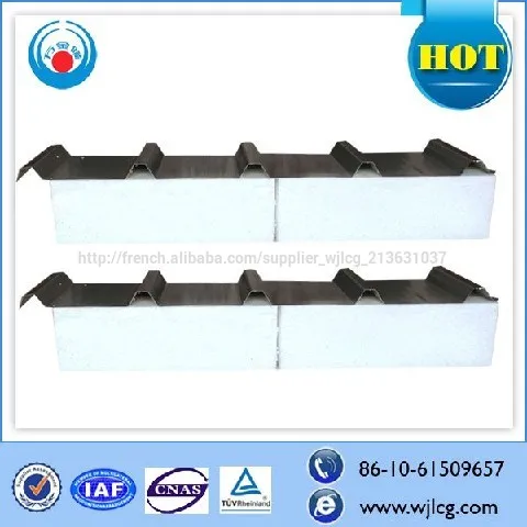 сэндвич панель с полстиролом для дома из Пекинского завода wjl