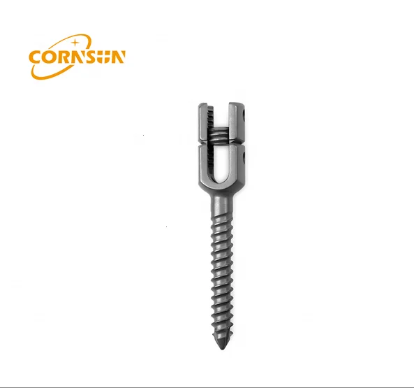 
Monoaxial breakable screw spine fixation orthopedic implants 