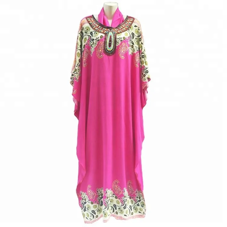 Eid 2022 New African Print Muslim Maix Women abaya for dubai