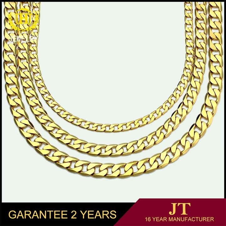 
2018 Wholesale Custom dubai new gold chain design for men 