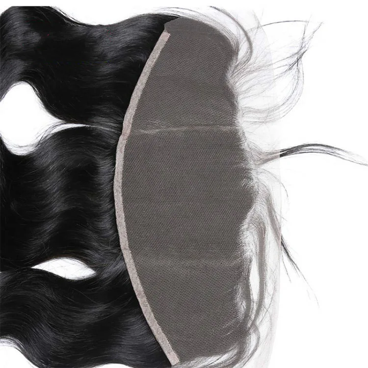 
13x4 Lace Frontal Body Wave Closure 100% Peruvian Remy Hair Ear To Ear Natural Hairline With Baby Hair 