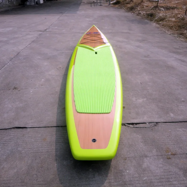 bamboo veneer finished sup race paddle  board  touring sup paddle board SUP Cruiser