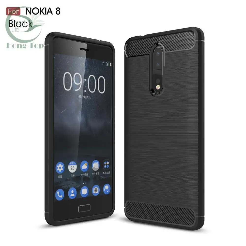 Soft TPU back cover anti explosion phone case for Nokia 8