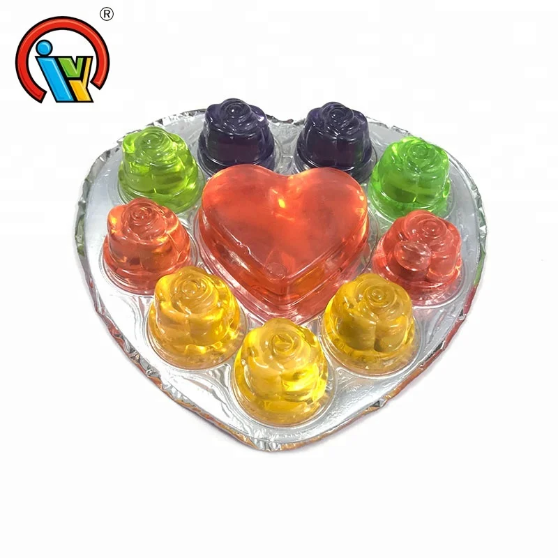 2020 Wholesale Fruit Flavor Heart Jelly For Children