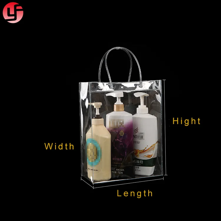 China factory multi dimension 24 size options custom transparent plastic PVC bag