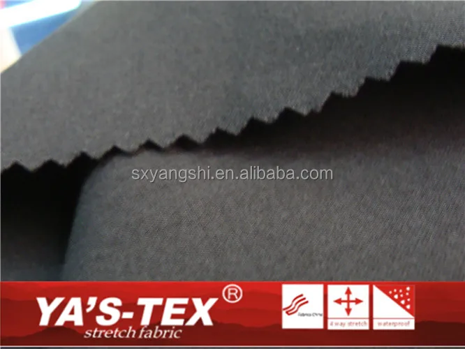 62% polyester 32% rayon 6% spandex solid twill casual clothes 4 way stretch fabric