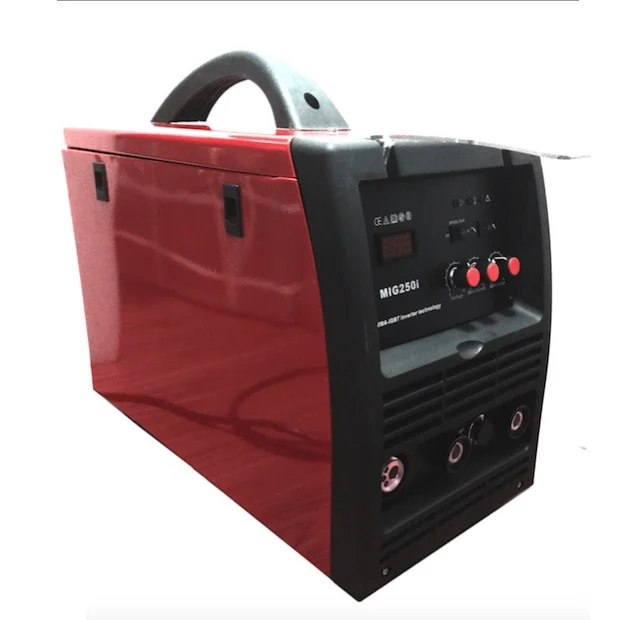 
 MIG250i 220V 1PH MIG-250 IGBT инвертор газовый безгазовый MIG/MMA MIG MAG сварочный аппарат  