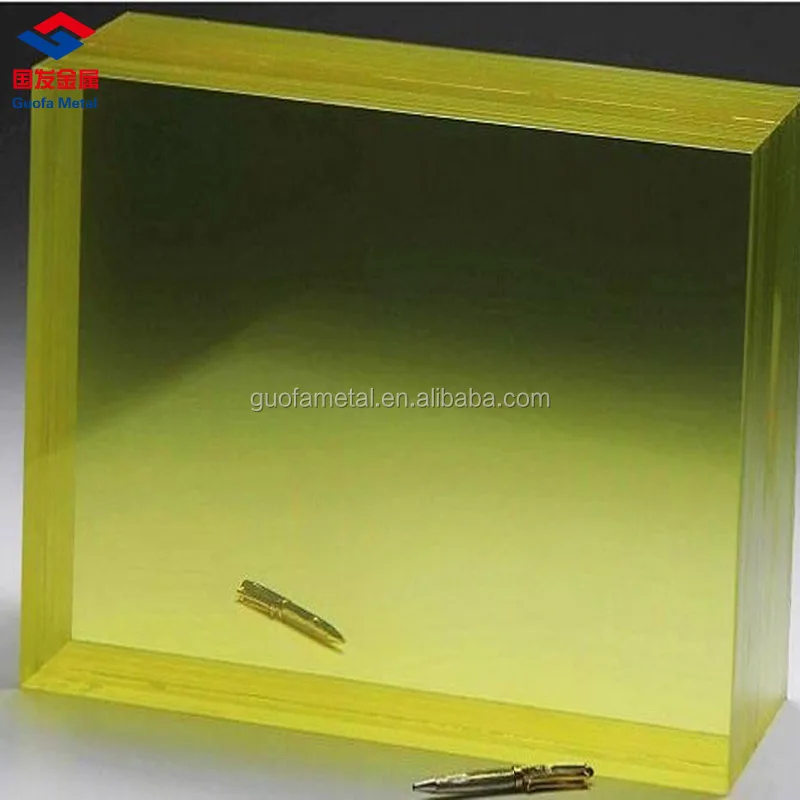 MRI CT CBCT DR PECT X Ray High Lead Equivalent Thick Lead Glass