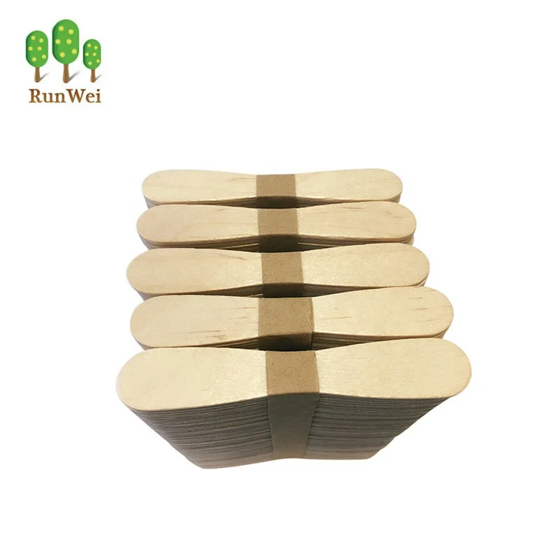 Factory Direct Sales Wholesale-Ice-Cream-Sticks Wood Stick Ice Cream Ice Cream Spoon