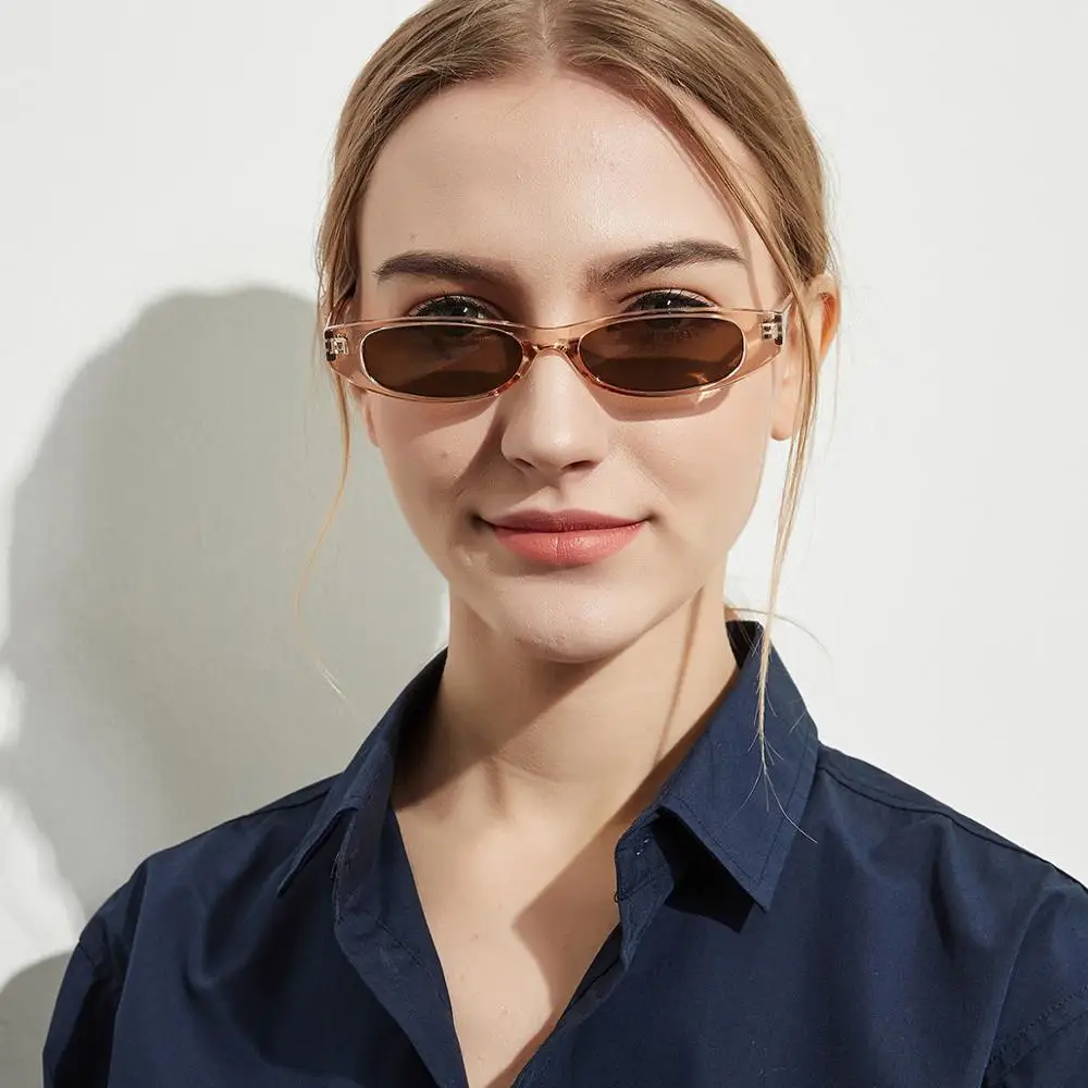 MG81306 popular good quality transparent small frame sunglasses glasses