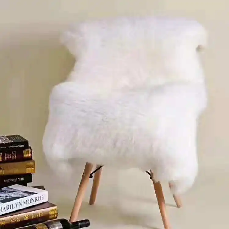 
Winter warm Customizable figure cushion sheepskin blanket 