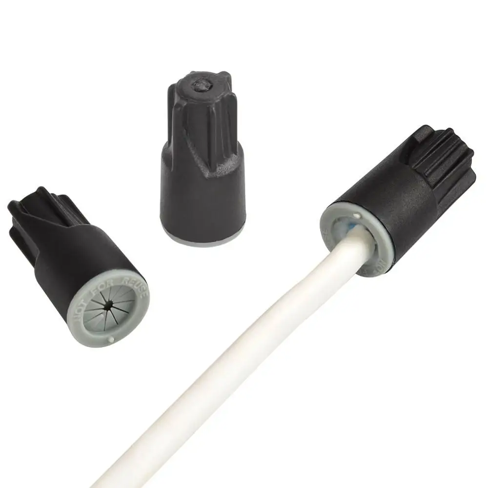 Waterproof Twist Connectors Grease Outdoor Seal Elect Wire Nuts Electrical Wire Connector Black/Blue