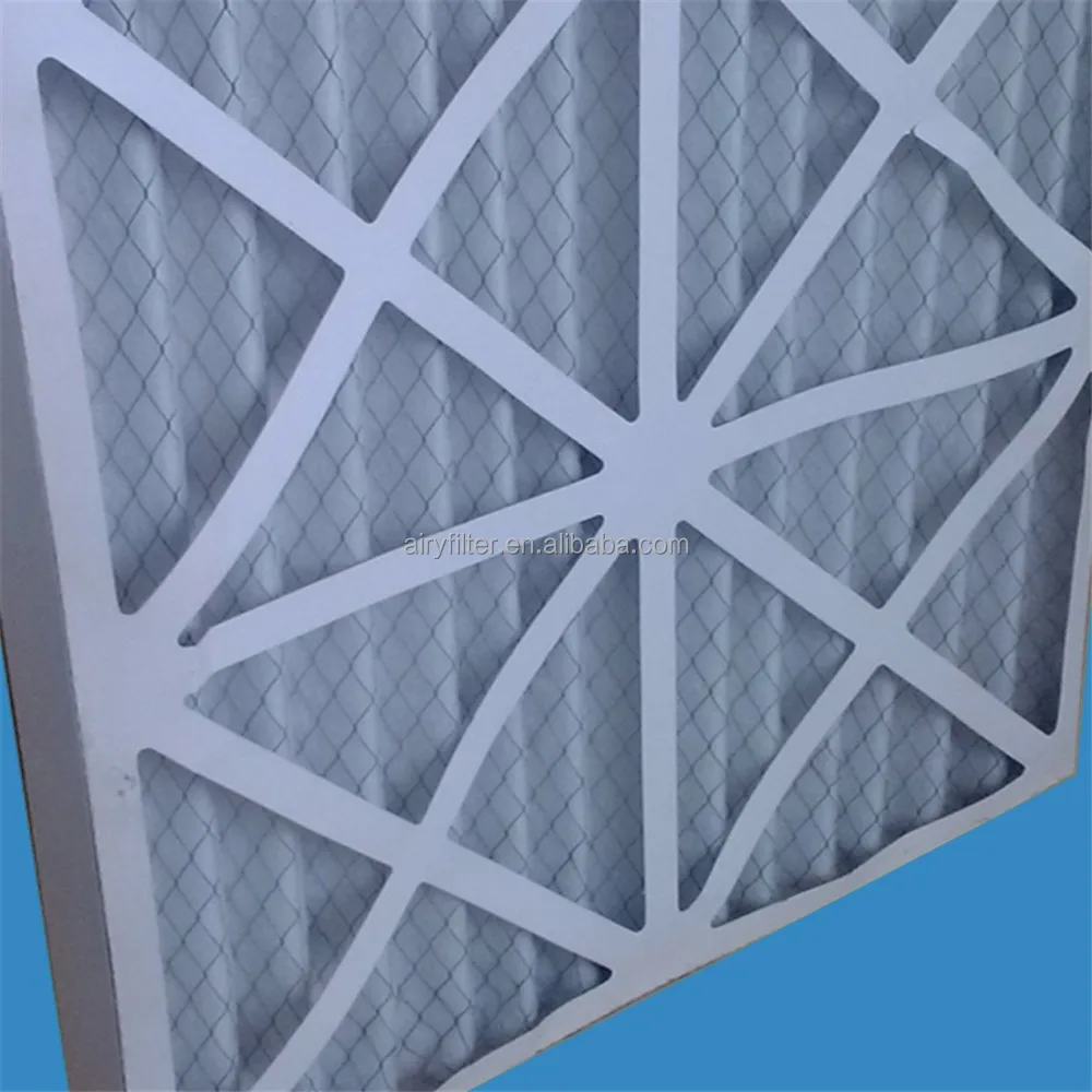 2015 New cardboard Panel pre Filter and Foldaway filter mesh and industrial filte