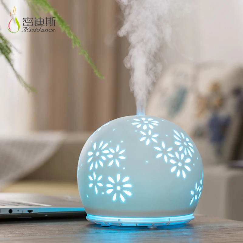 Carved ceramic electric diffuser essential oil accessories electric perfume and mist diffuser electric fragrance oil lamp