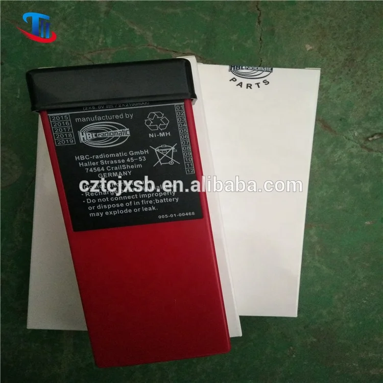 Concrete pump Truck Remote control battery BA225030 6V for Sany zoomlion  BA214061  BA213021for PM  HBC battery