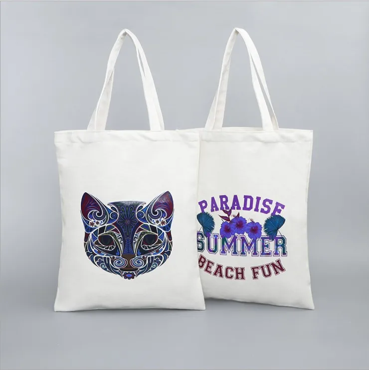 6/8/10/12/16oz OEM/ODM blank Plain organic reusable customization cotton canvas tote shopping custom canvas bag with logo