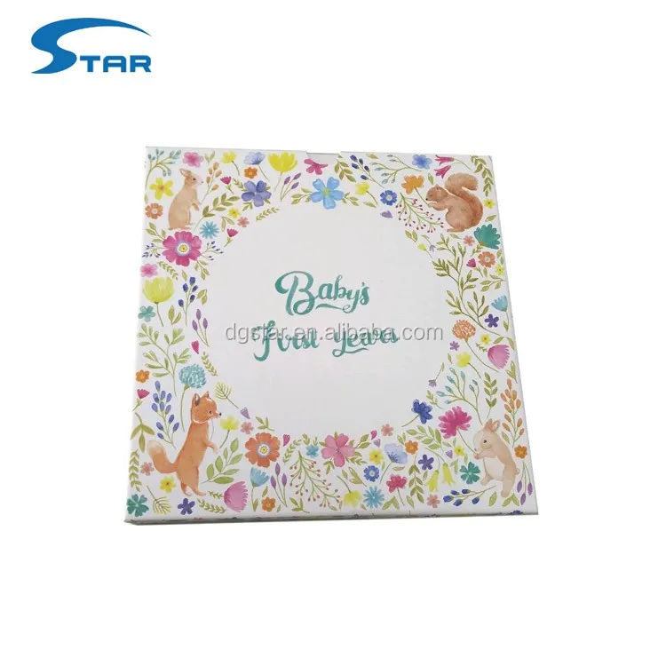 Custom first year baby memory book