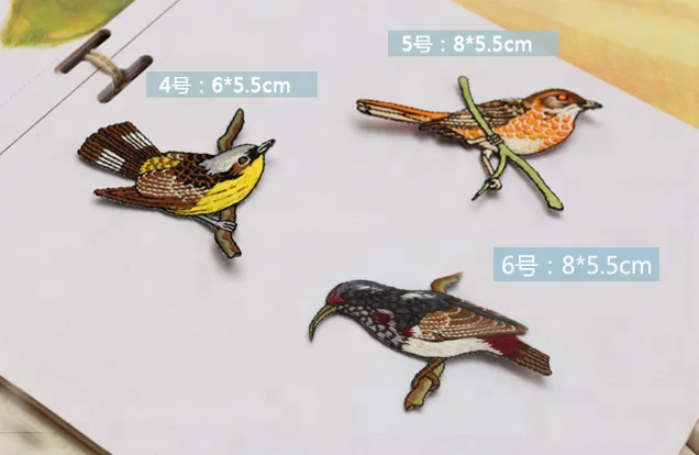 On Lace Diy Sewing Clothes Accessories Applique Patches Iron Birds Embroidery Embroidered Custom Size Nigeria Lace Fabric 3D