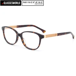 Custom fashion acetate glasses frame and optical eyeglasses M2117
