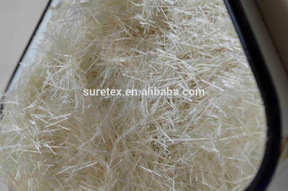 Бесплатный Образец Щелочам Стекловолокна Рубленые Strand Для Бетона