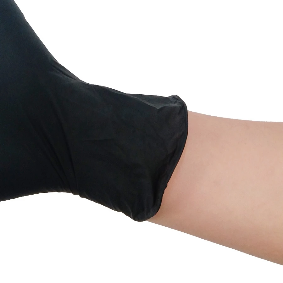 Durable Disposable Tattoo Storage Gloves Black Nitrile Gloves Disposable