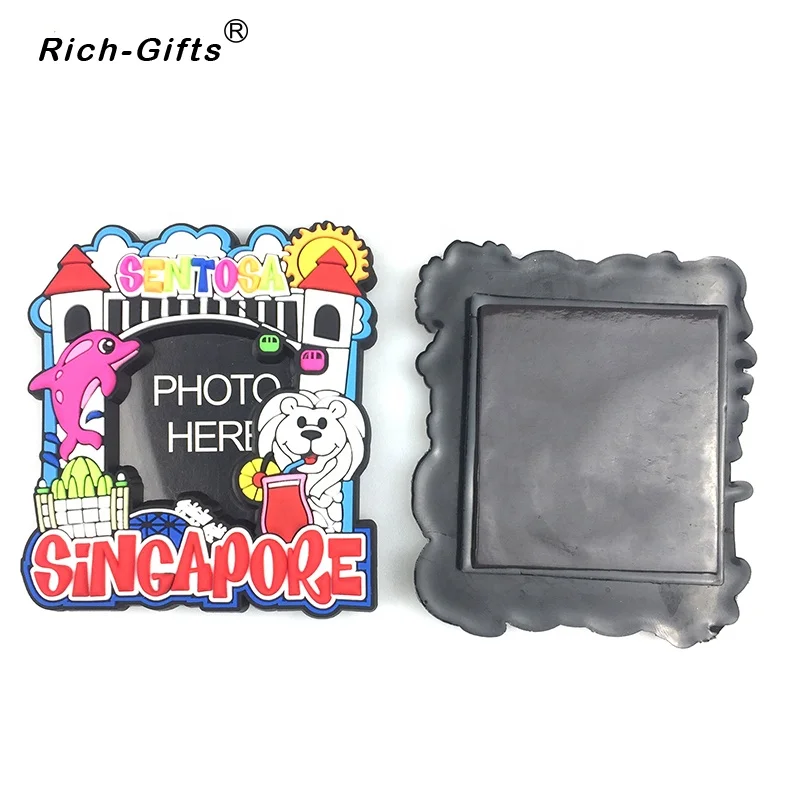 
Custom 3D Soft PVC Photo Frame Fridge Magnet 