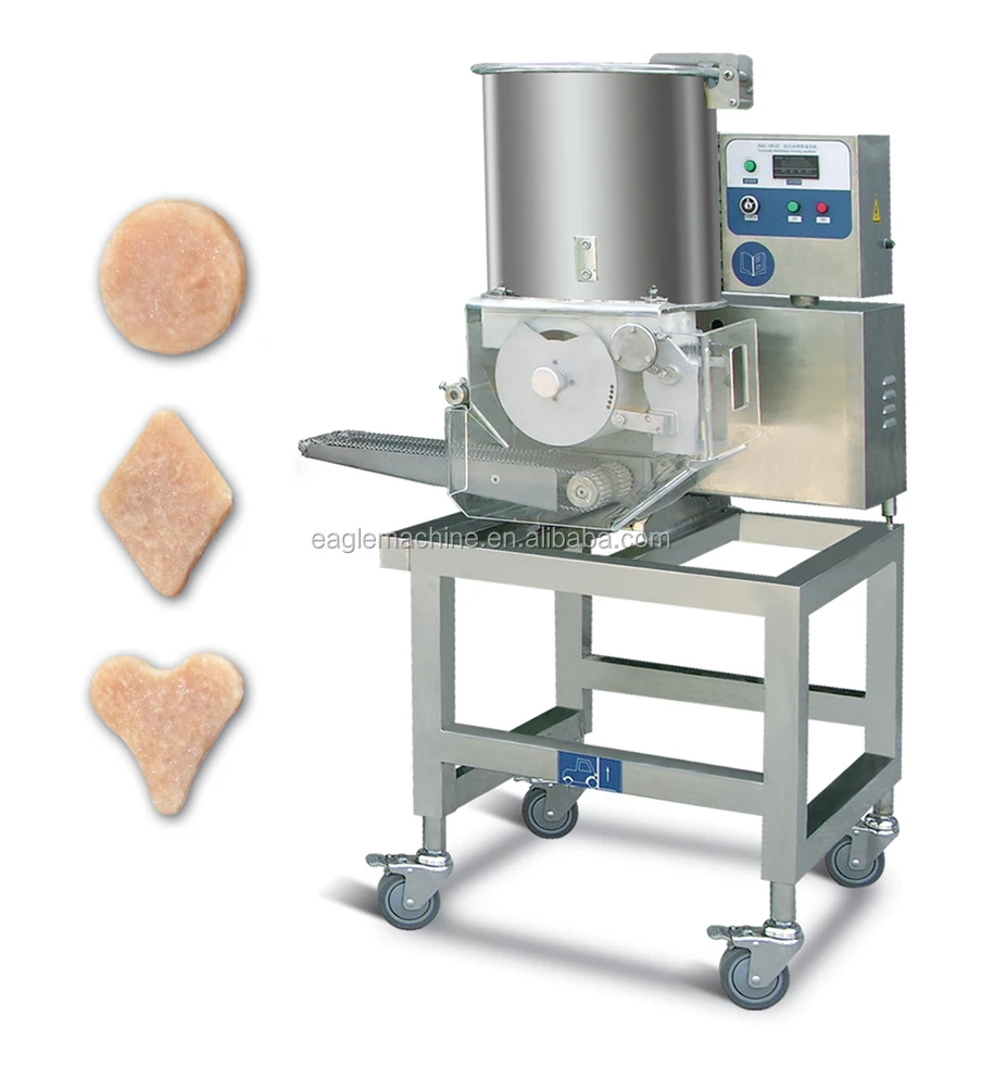 Automatic Fish/Chicken Meat Patty Hamburger Burger Forming Making Processing Machine