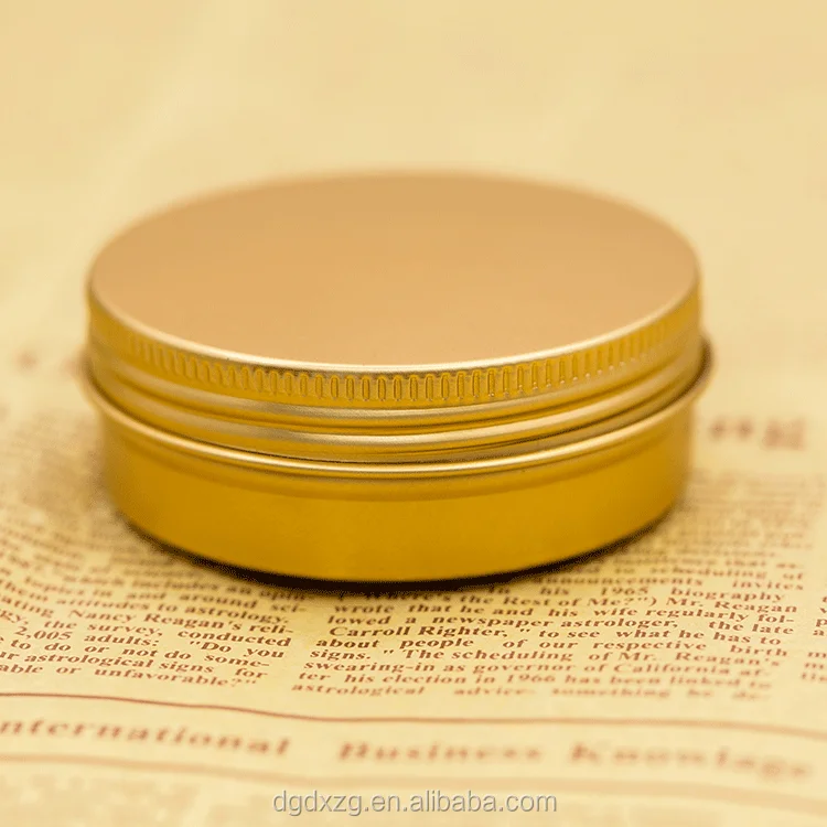 High Quality Round Aluminum Spice Stainless Steel Magnetic Spice Tin 4oz 2oz