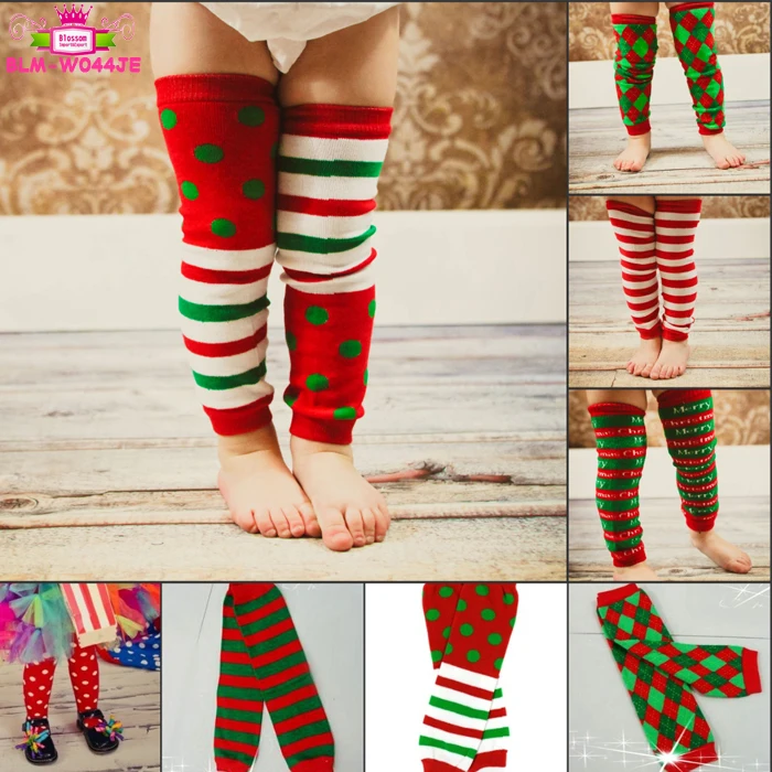 Yiwu Wholesale Christmas Leg Warmers! Baby / Toddler / Girls Leggings Christmas Leg Warmers
