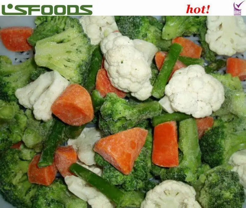 
IQF mixed vegetables(california)carrot,cauliflower,broccoli 