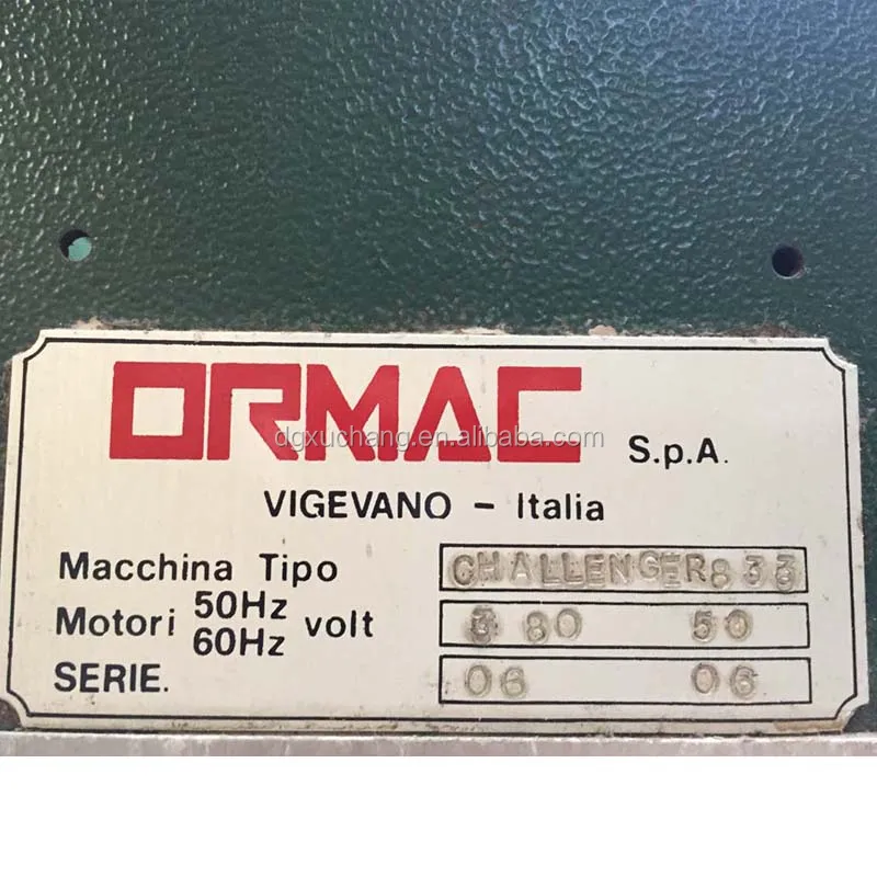 
ORMAC shoe machine about toe lasting 833, 838 