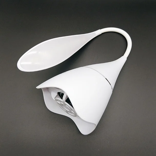 Portable USB Rechargeable 1200mah Built in Battery Blue tooth Speaker Desk Lamp