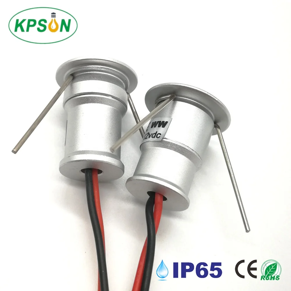 1W Mini LED Spotlights Lamp Surface Mounted LED Downlight Spot for Jewelry Cabinet Lamp Recessed Mini Downlight Fixtures