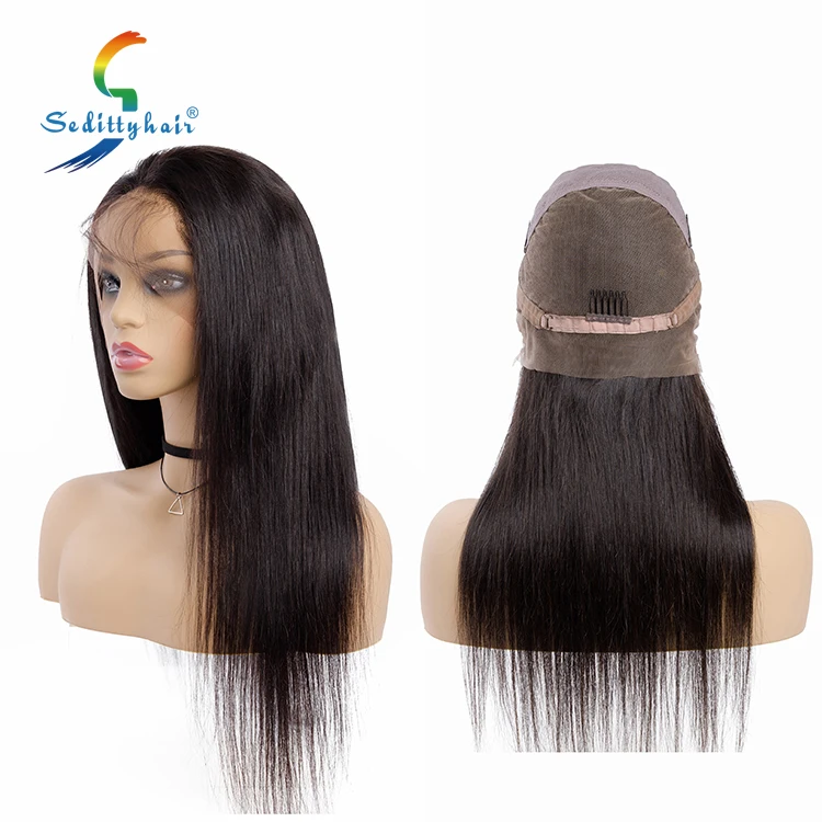 Best Wholesale 100% Human Hair Full Lace Wig With Baby Hair