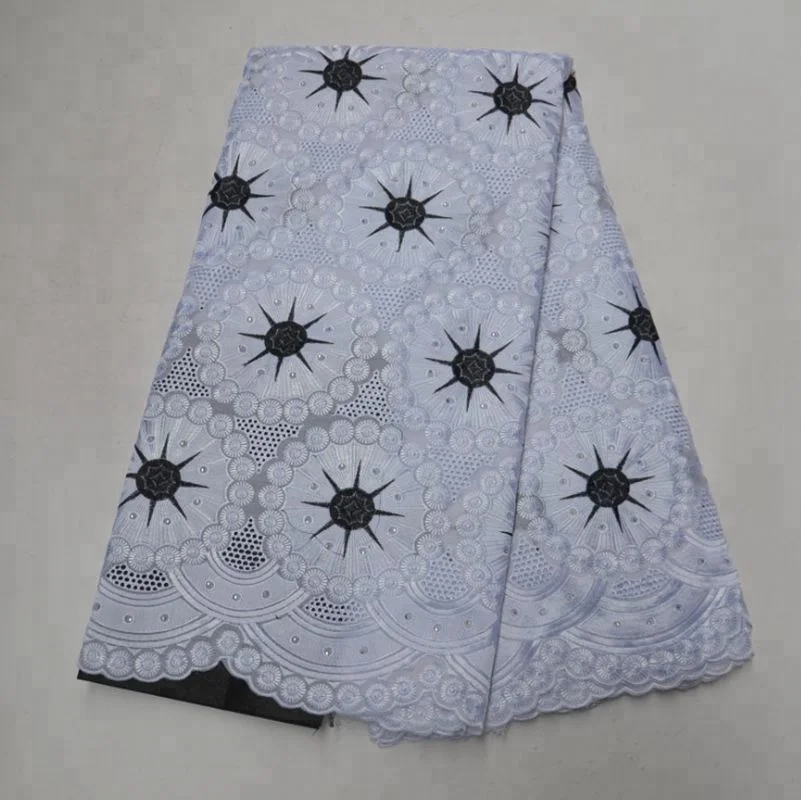 AG2083  Newest arrival swiss lace fabric bridal lace fabric wholesale african french swiss voile lace