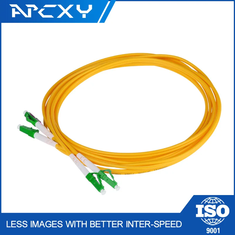LC/APC-LC APC 9/125um Дуплекс одиночный режим CATV
