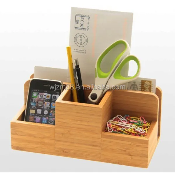 bamboo desktop organizers, bamboo Desktop note &Letter Holders, pencil holders wholesale