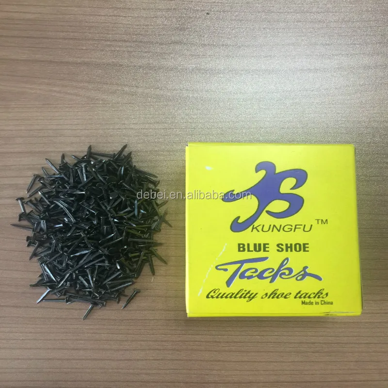 high quality flat round head black shoe tack nails