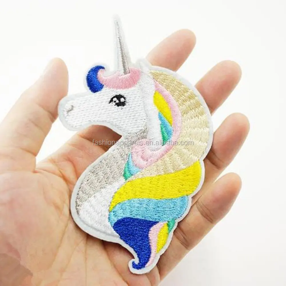 Unicorn DIY Cloth Badges Patch Embroidered Applique Sewing Patches Clothes Stickers Apparel