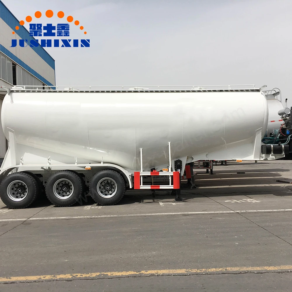 60 CBM 75 Ton Semi Trailer Cement Silo For Africa Market