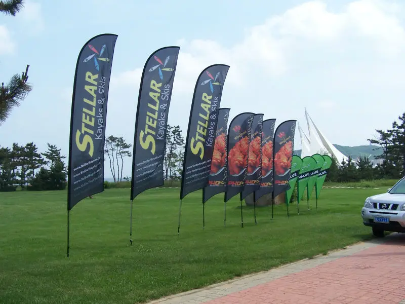 
Strongest Wind Resistance Advertising Razor Swooper Feather Banner 