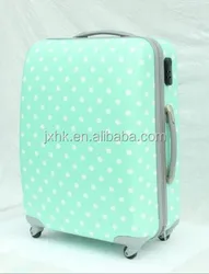 spinner wheel printing design PC suitcase carry on trolley luggage light weight travel trolley bags