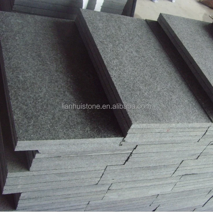 
G684 flamed granite paving stone 