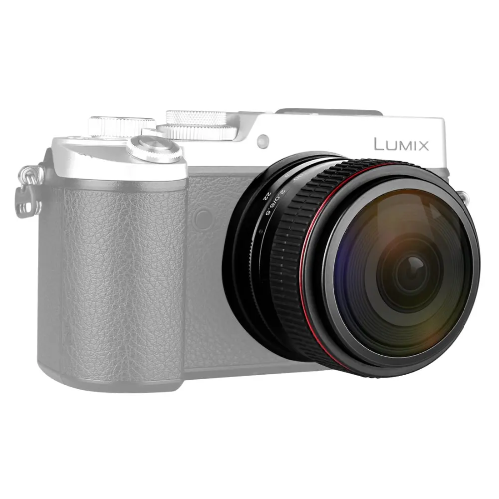Meike Mirrorless APS-C camera lens Ultra Wide Circular Fisheye Lens for camera EM1 EM EM10 EP5