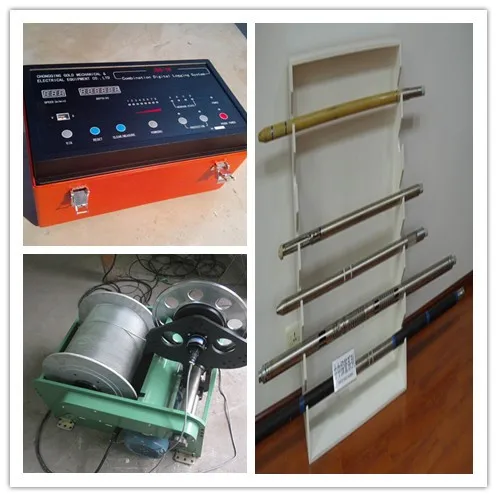 Well logging Survey System 500m To 1000m Downhole Water Well Logger SP Gamma logging Tool