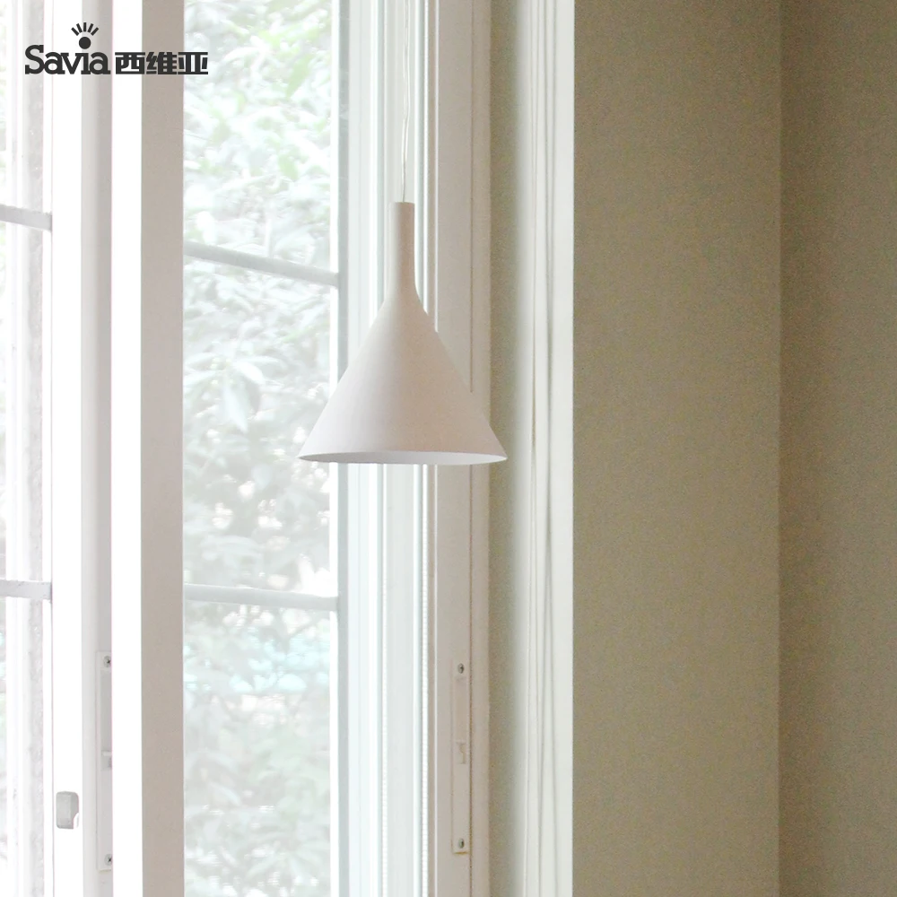 Savia modern indoor LED pendant lights aluminum ceiling hanging lamp 24W LED room ceiling hanging drop lamp for dining room